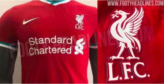 Liverpool 2020/21 home kit pictures