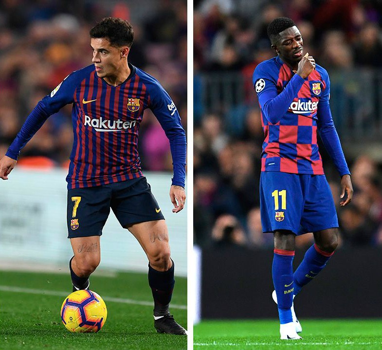 coutinho dembele barcelona