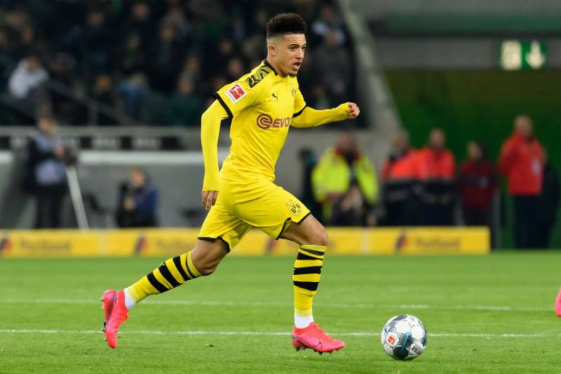 jadon sancho in action