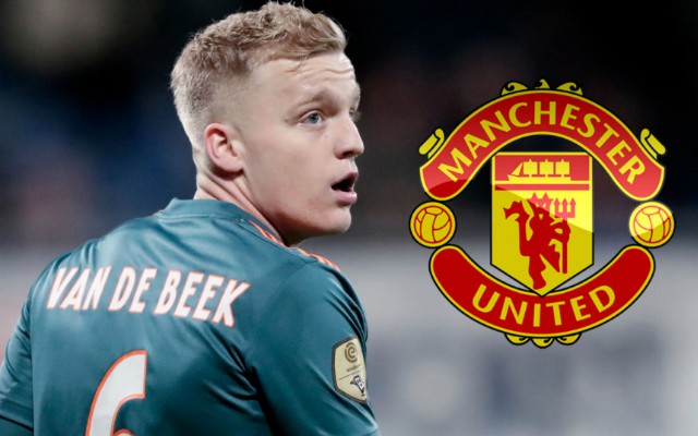 Manchester United reach an agreement to sign Ajax's Donny van de Beek