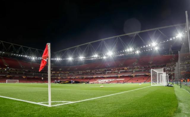 Arsenal emirates stadium corner flag