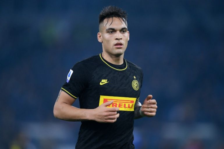 inter milan striker lautaro martinez