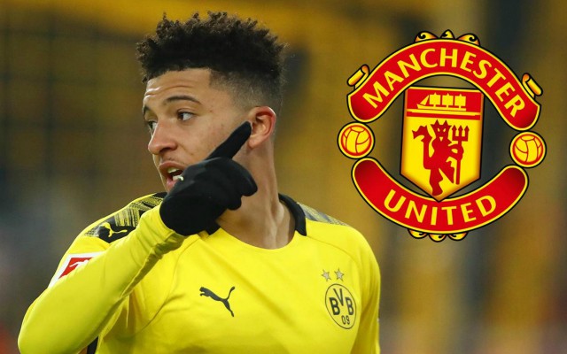 jadon sancho borussia dortmund manchester united