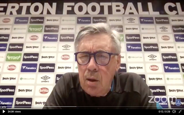 Video - Ancelotti has no idea who Garbutt is