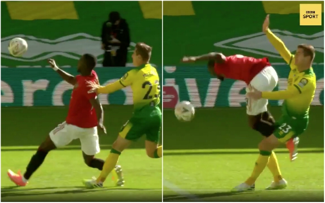 Video - Bailly dive vs Norwich