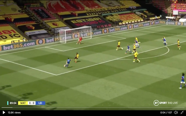 Video - Chilwell goal for Leicester vs Watford