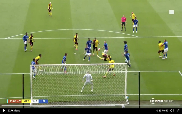 Video - Dawson goal for Watford vs Leicester