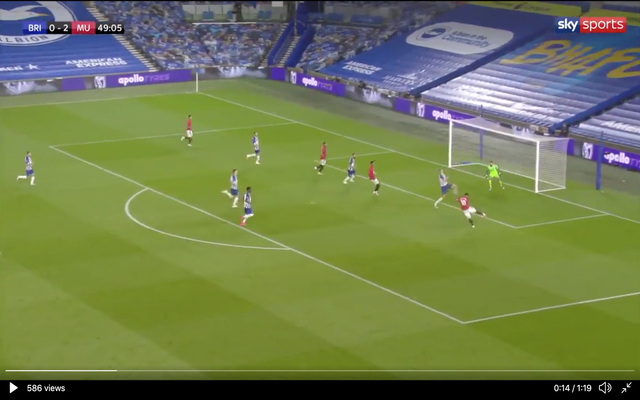 Video - Fernandes makes it 3-0 vs Brighton