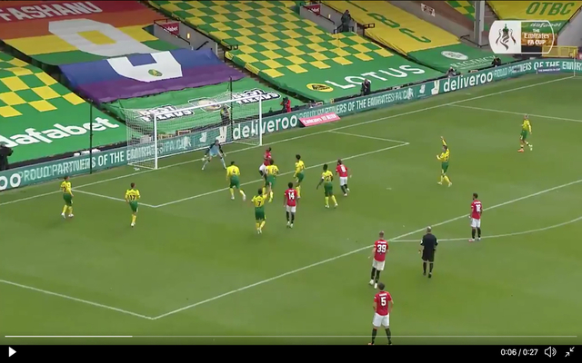 Video - Ighalo goal for Man United vs Norwich