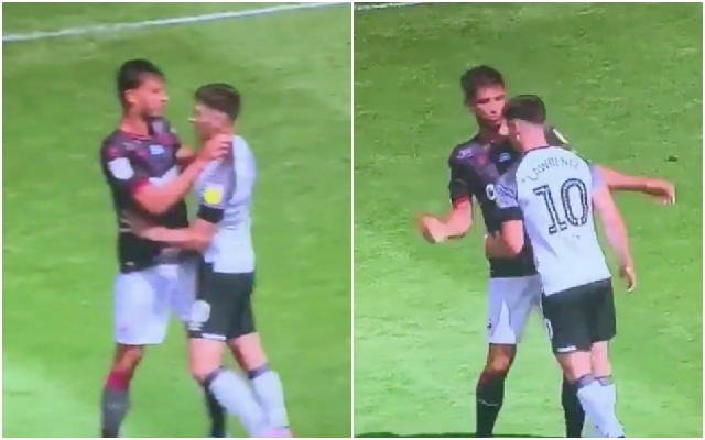 Video - Miazga and Lawrence fight
