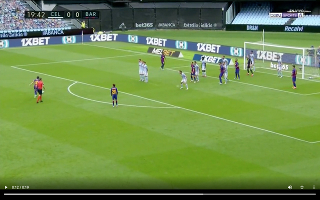 Video - Suarez goal for Barcelona vs Celta Vigo