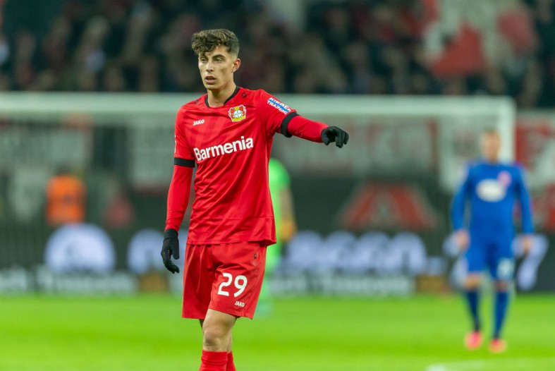 bayer leverkusen's kai havertz