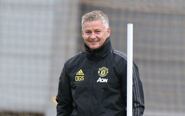 solskjaer manchester united training