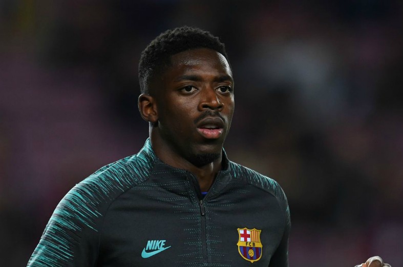 ousmane dembele barcelona tracksuit