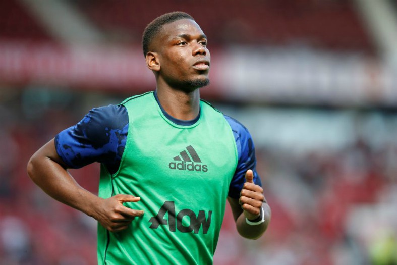 pogba warmup man utd