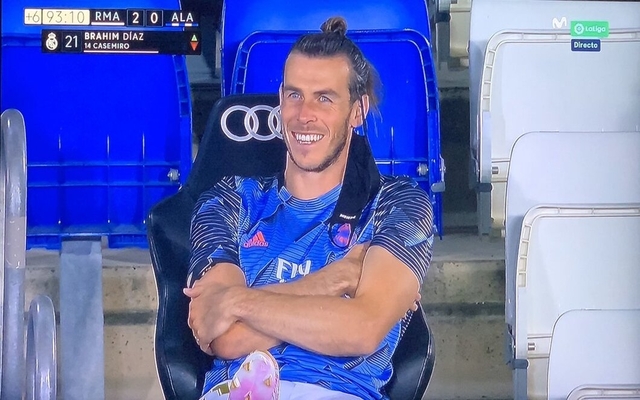 (Photo) - Bale smiling after final Real Madrid sub