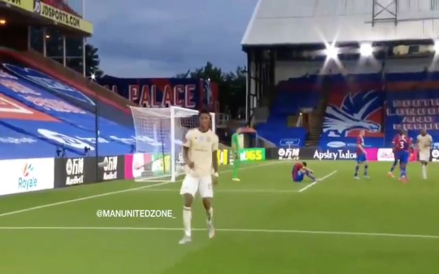 Video - Rashford passionate celebration after Palace goal