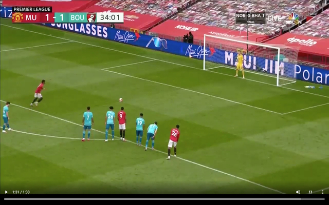 Video - Rashford penalty vs Bournemouth