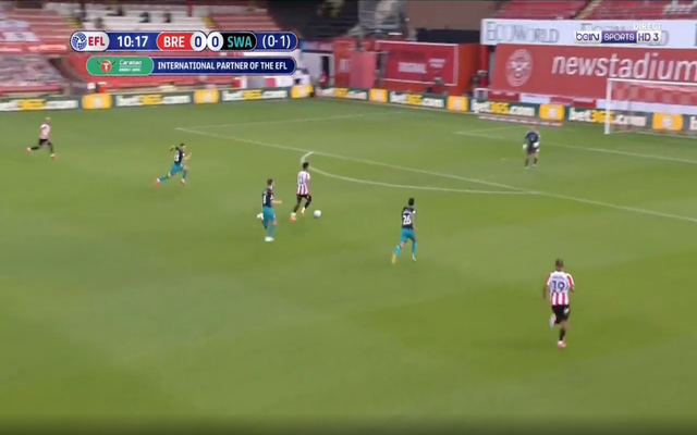 Video - Watkins goal for Brentford vs Swansea