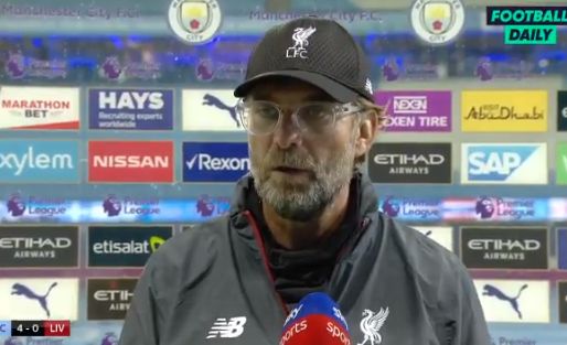 klopp angry after city