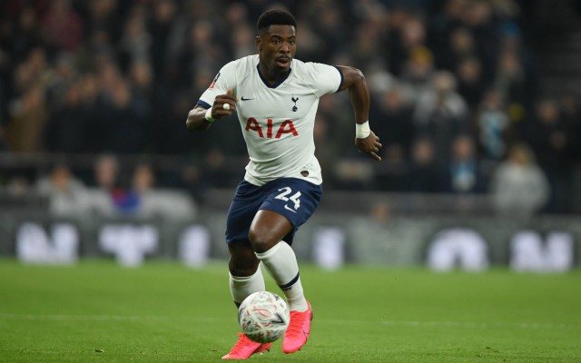 serge aurier in action for tottenham