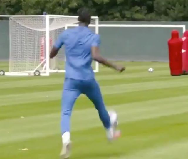 Abraham Chelsea training touch