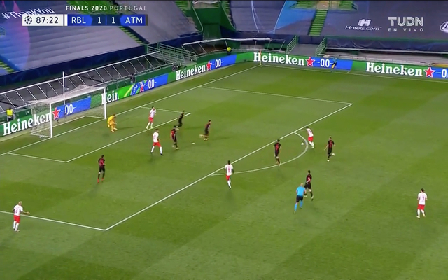Video - Tyler Adams goal for Leipzig vs Atletico