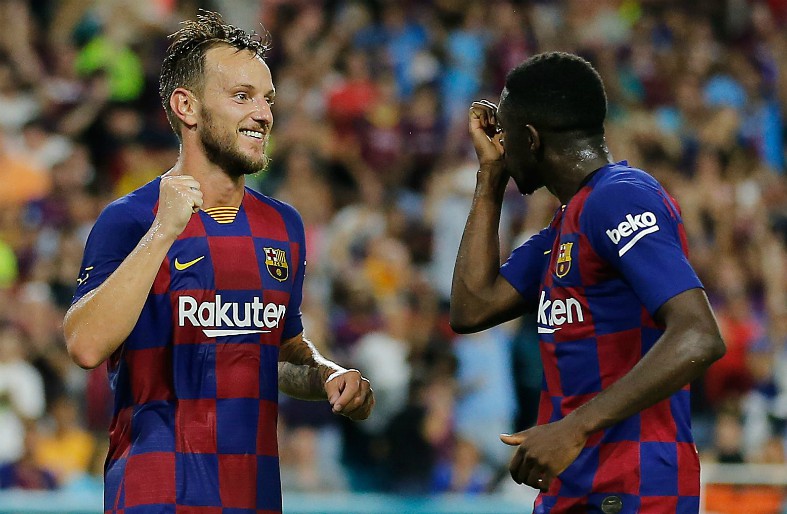 ivan rakitic ousmane dembele