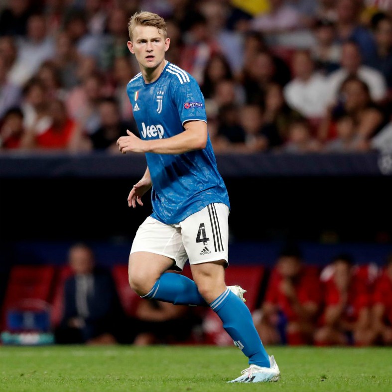 matthijs de ligt in action for juventus