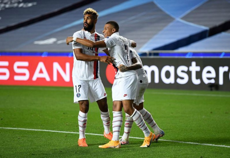 psg 2-1 atalanta celebrations