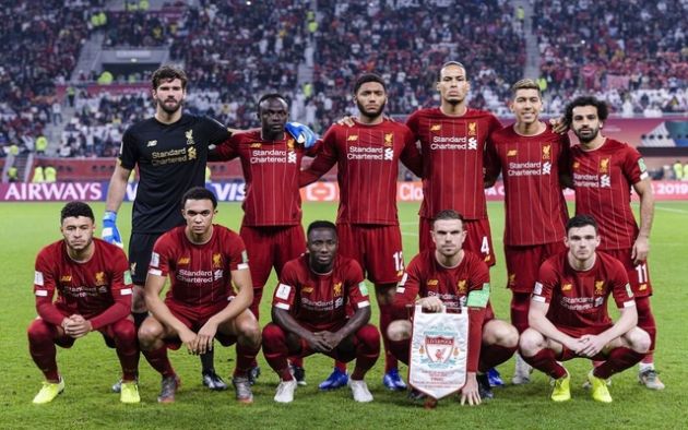 Liverpool lineup photo