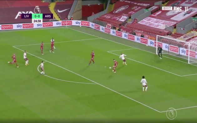 Video - Lacazette scores against Liverpool