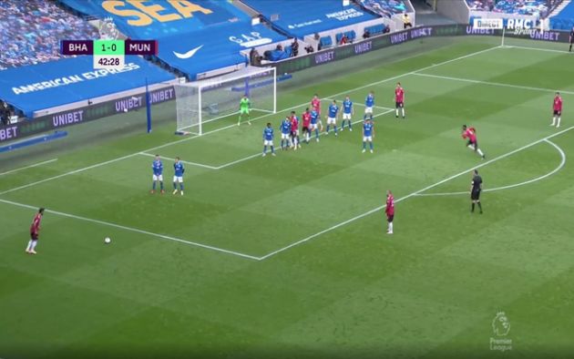 Video - Man United equalise against Brighton