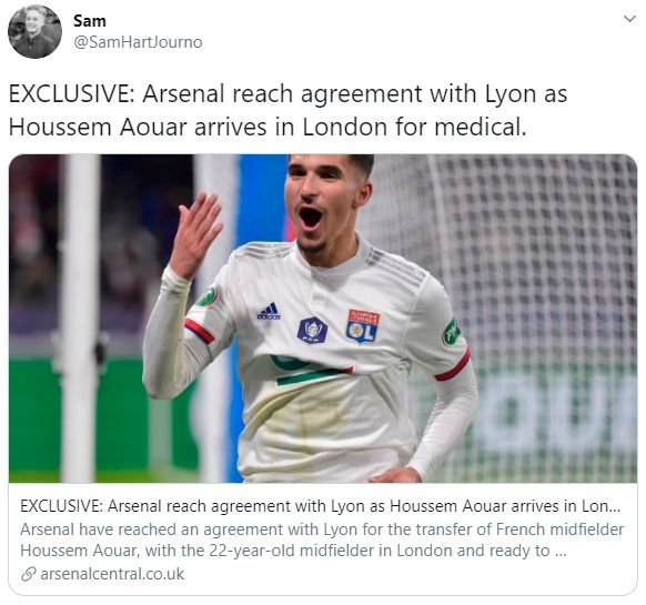 aouar arsenal transfer