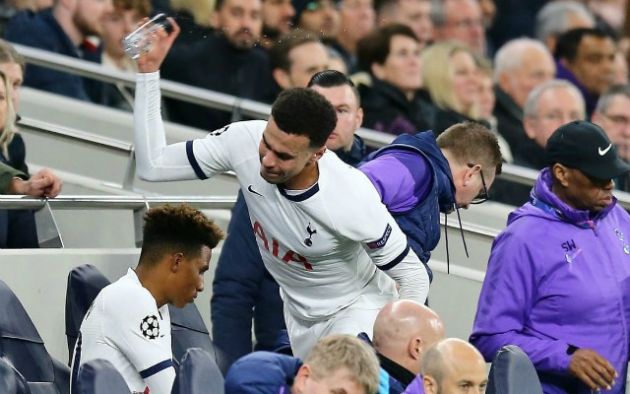 dele alli angry