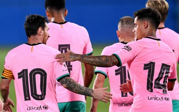 lionel messi philippe coutinho pink