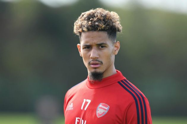 saliba in arsenal training