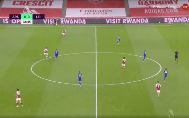 Video - Gabriel great pass against Leicester