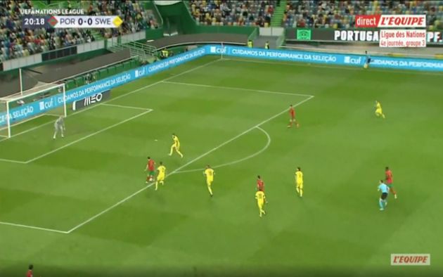 Video - Jota assist for Portugal vs Sweden