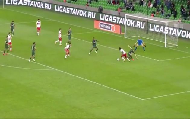 Video - Moses scores first goal for Spartak Moscow