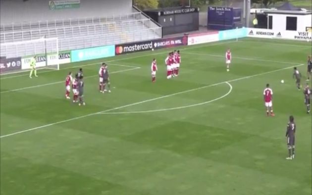 Video - Puigmal scores free kick vs Arsenal Under 23s