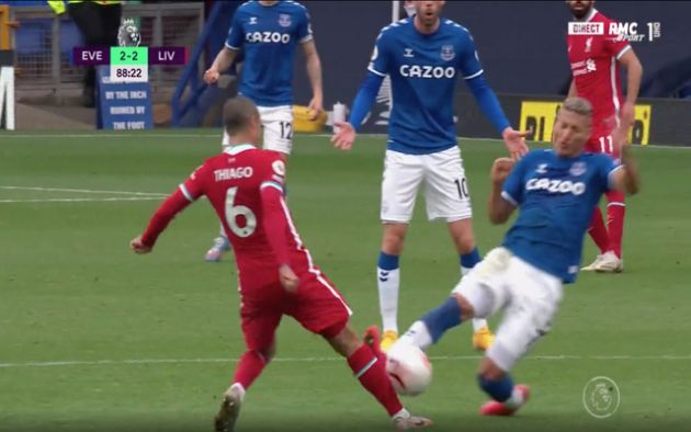 Video - Richarlison red card vs Liverpool