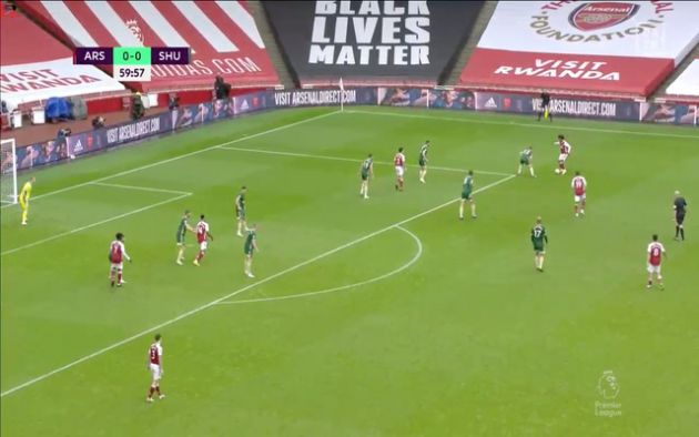 Video - Saka scores for Arsenal vs Sheffield
