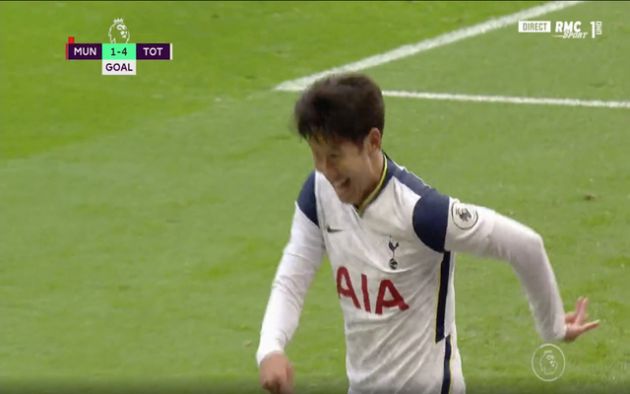 Video - Son dances at Old Trafford