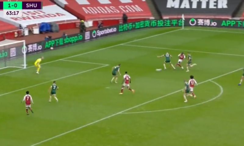 Nicolas Pepe goal video Arsenal vs Sheffield United