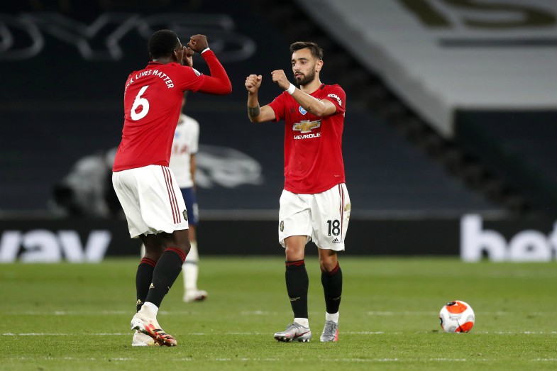 paul pogba and bruno fernandes mufc