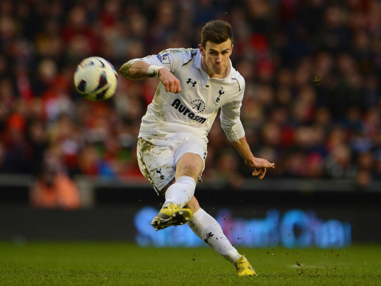 spurs bale freekick