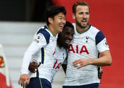 tottenham son kane aurier