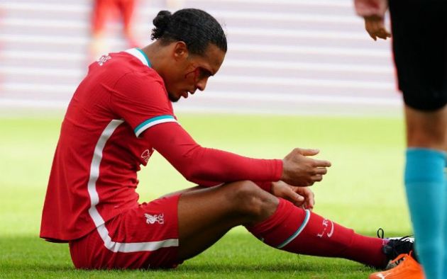 virgil van dijk liverpool injured