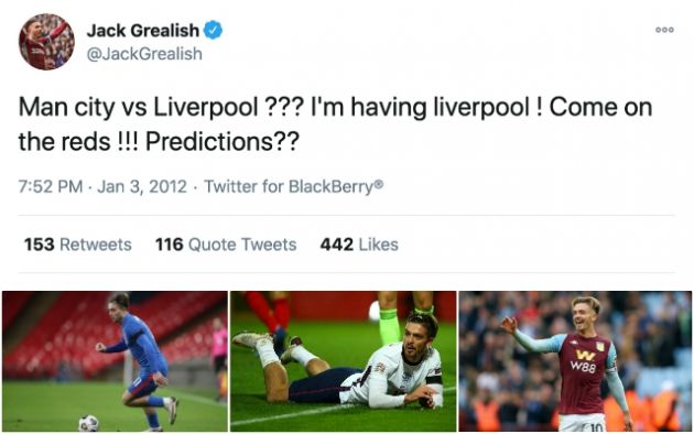 Liverpool fans react to Grealish tweets
